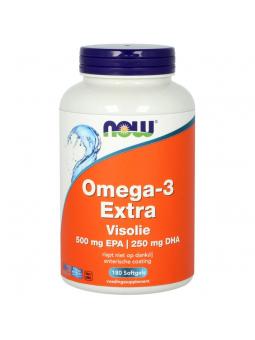 NOW omega 3 extra visolie 500 mg