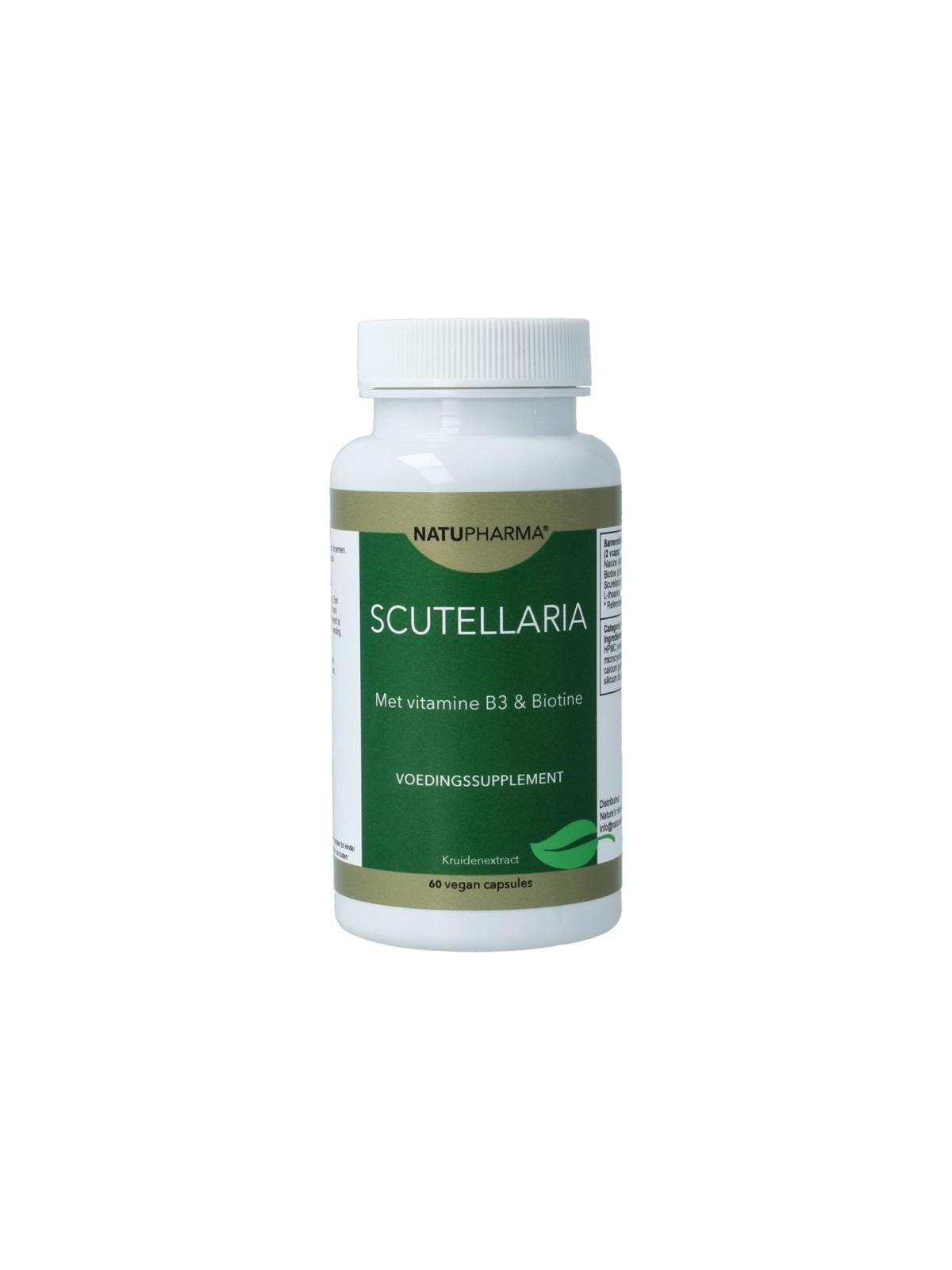 Natupharma scutellaria vit b3 & biotine