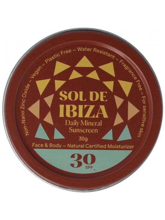 Sol de Ibiza zonnebrandcreme spf30 mini bio