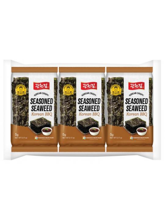Zeewier snack bbq 3x5gram