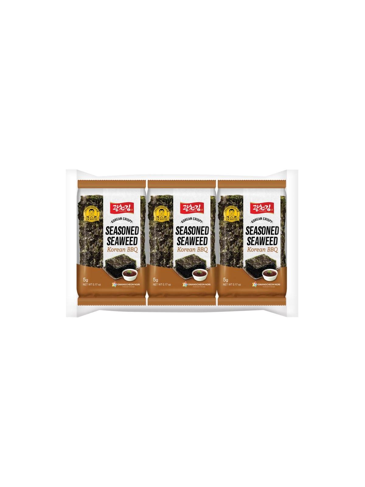 Zeewier snack bbq 3x5gram
