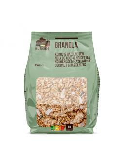 Granola kokos hazelnoot bio