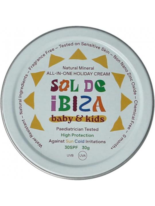 Sol de Ibiza besch crem baby&kids spf30 bio