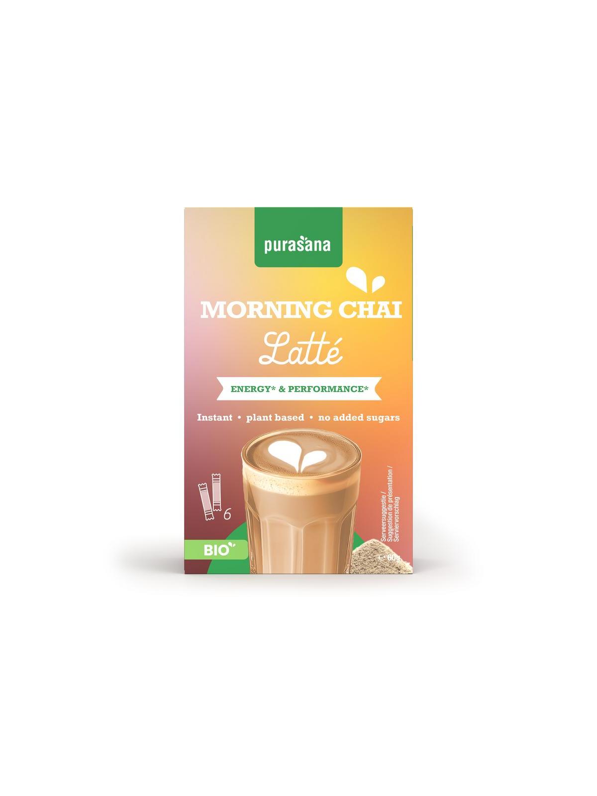 Purasana latte chai morning bio