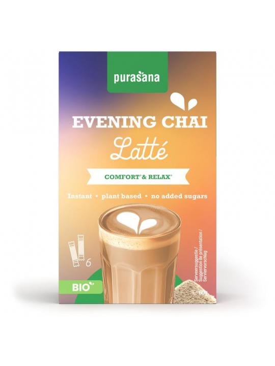 Purasana latte chai evening bio