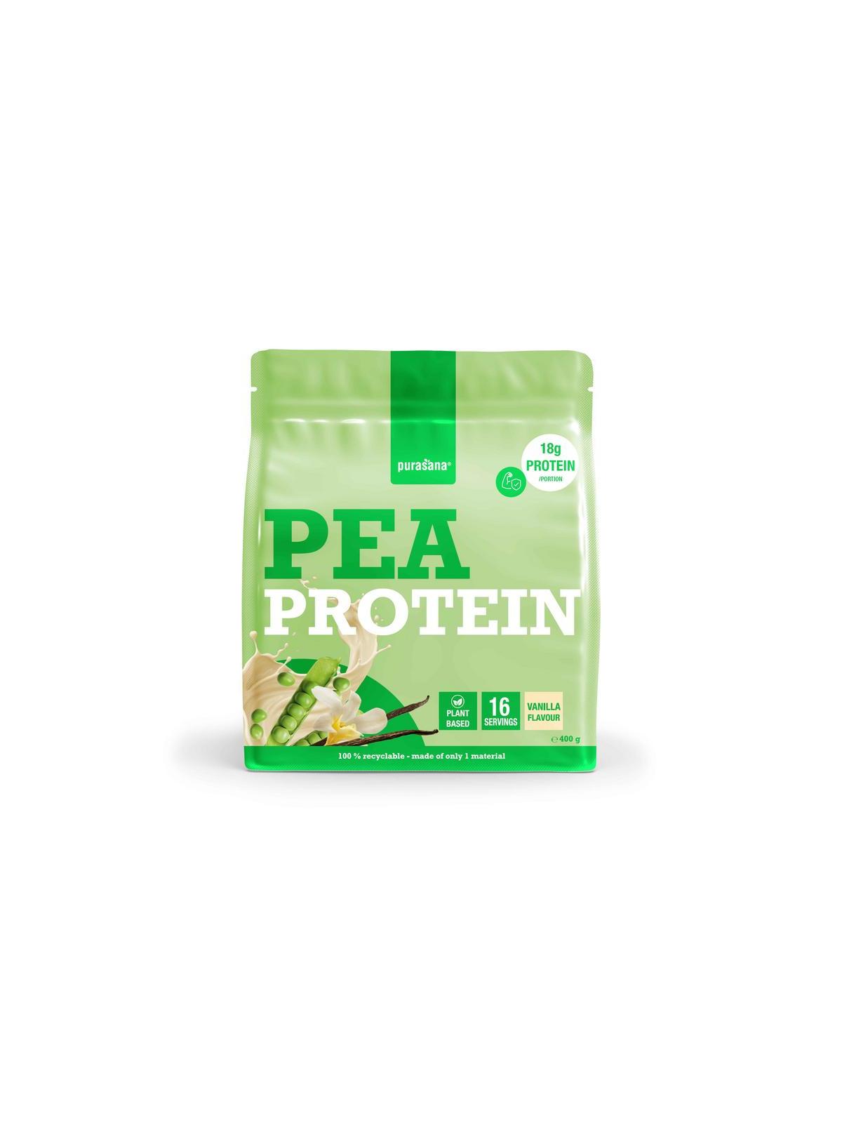 Purasana plant protein erwt vanille
