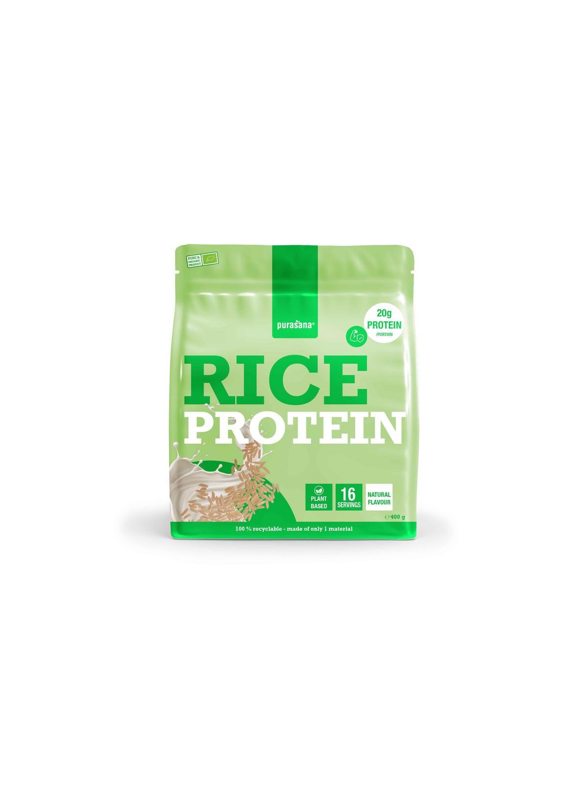 Purasana Plant protein rijst natuurlijk bio