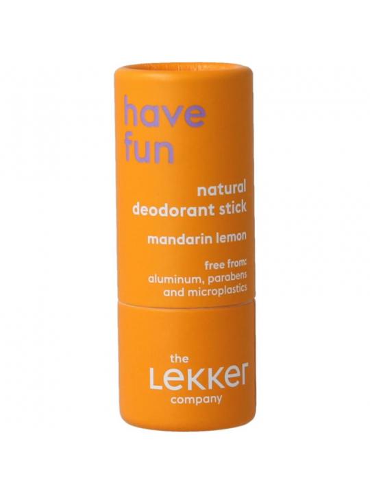 Lekker Company deodorant travel have fun