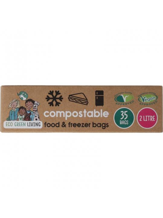 Eco Green Living Diepvrieszakken 2 liter
