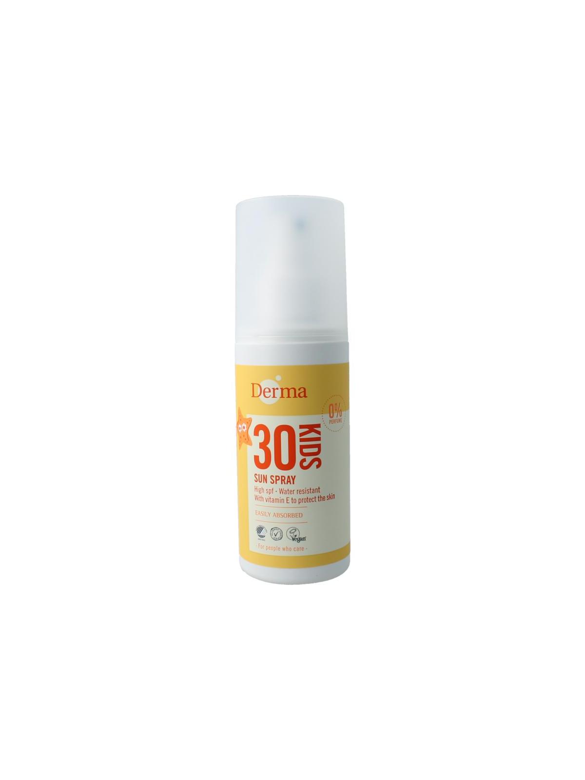 Derma Derma sun kids spray spf30