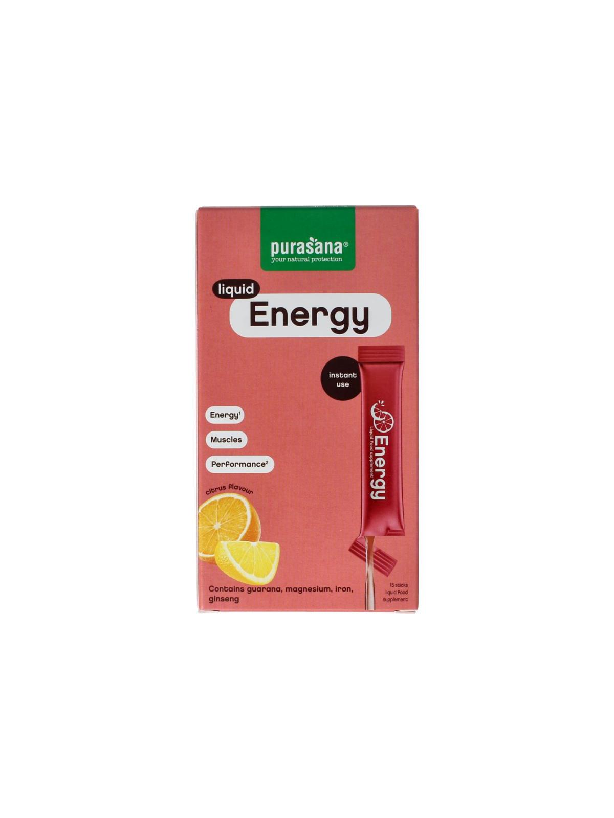 Purasana energy liquid gelstick 10ml