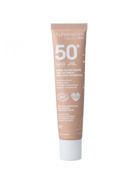 Alphanova skin sun face tinted cream light