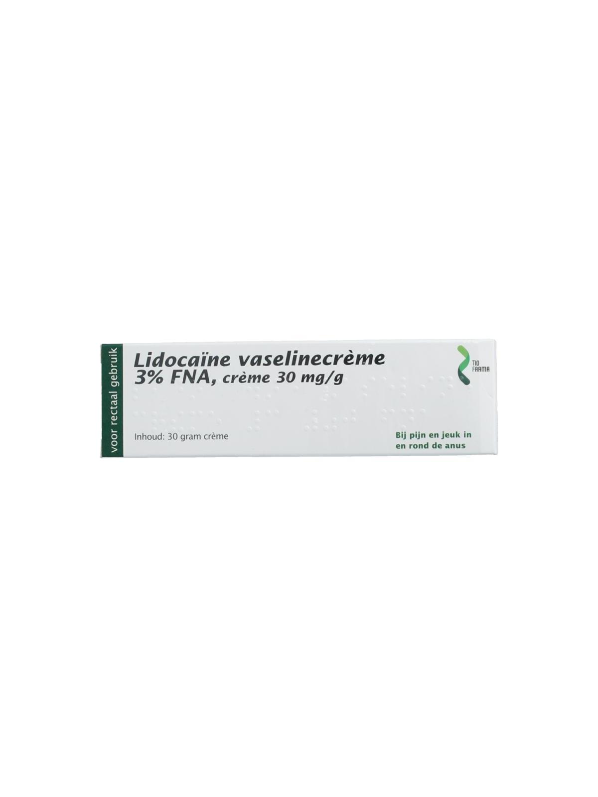 Lidocaine vaselinecreme 3% 5 x 30 gram