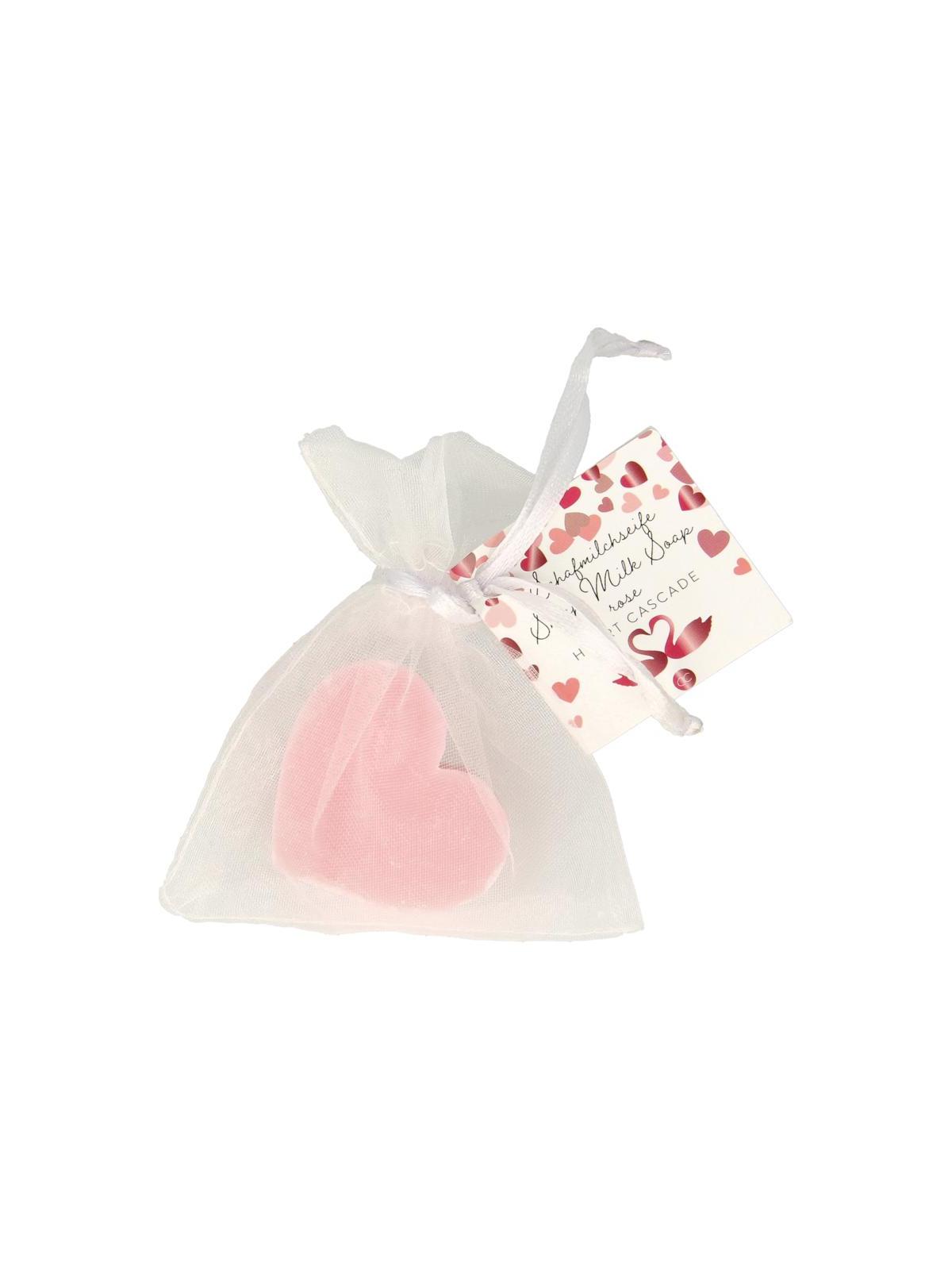 Sheep milk soap heart cascade