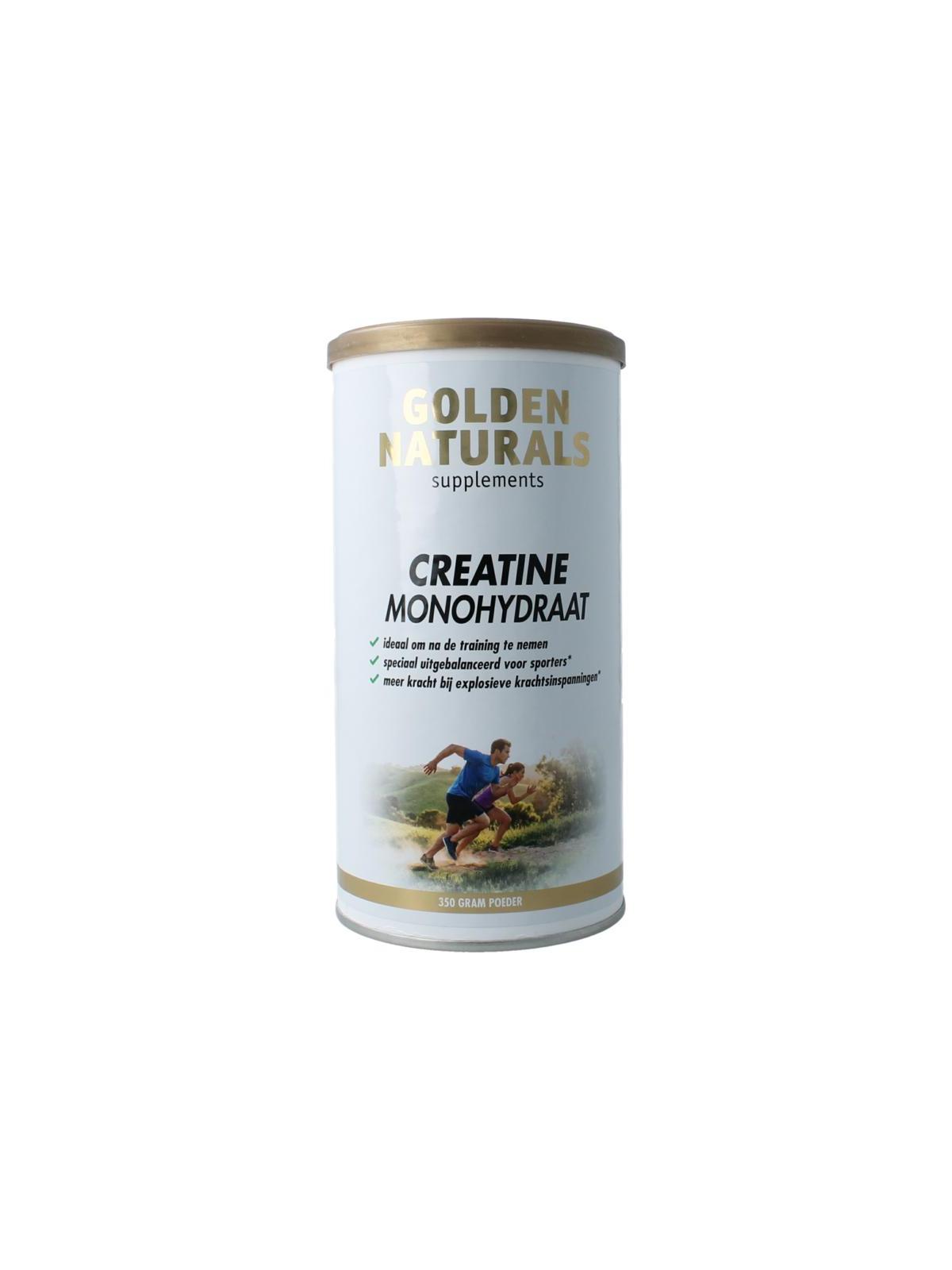 Golden Naturals creatine monohydraat 350 gram