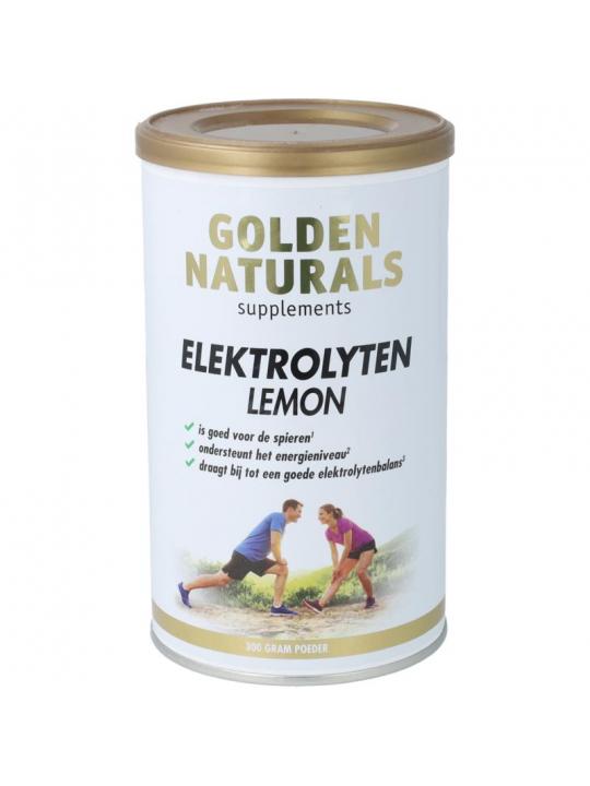 Golden Naturals elektrolyten lemon 300 gram