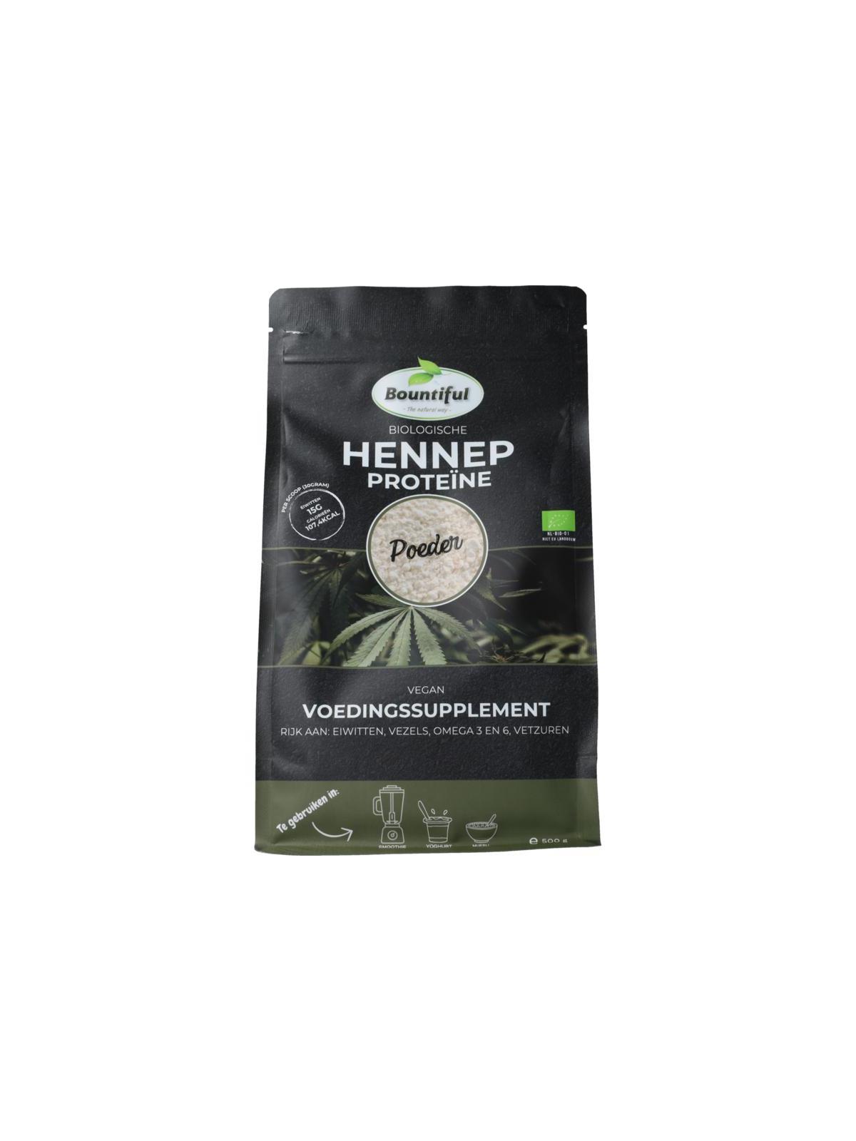 Bountiful hennep proteine poeder bio dem