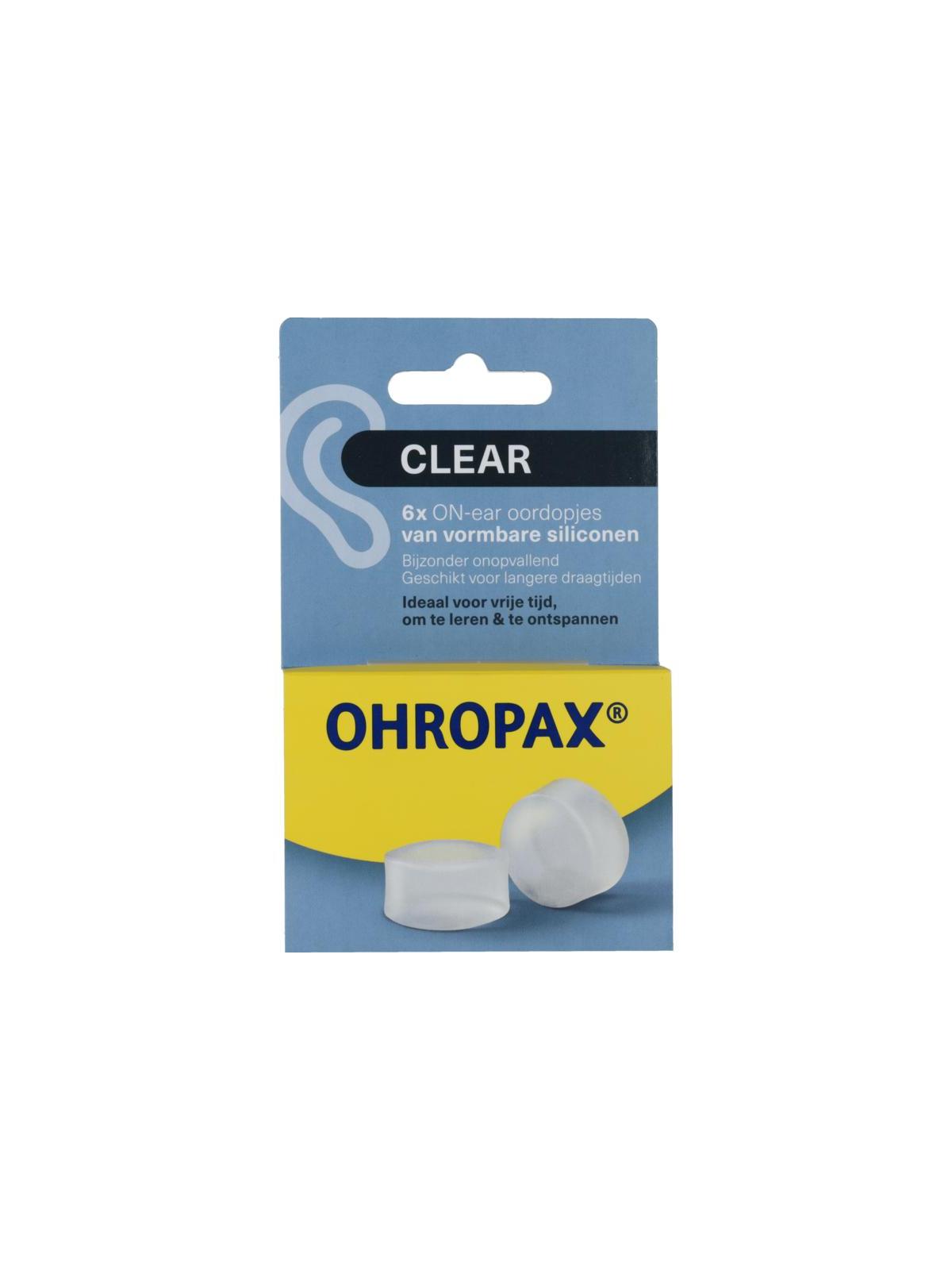  ohropax silicon clear