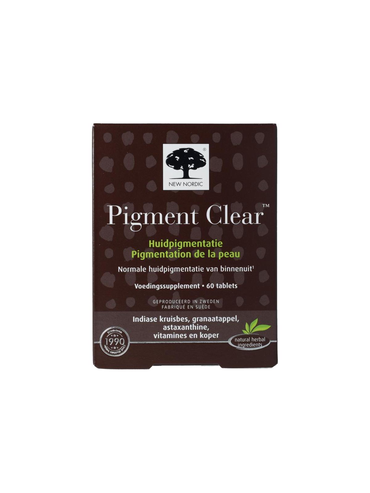 New Nordic pigment clear skin care