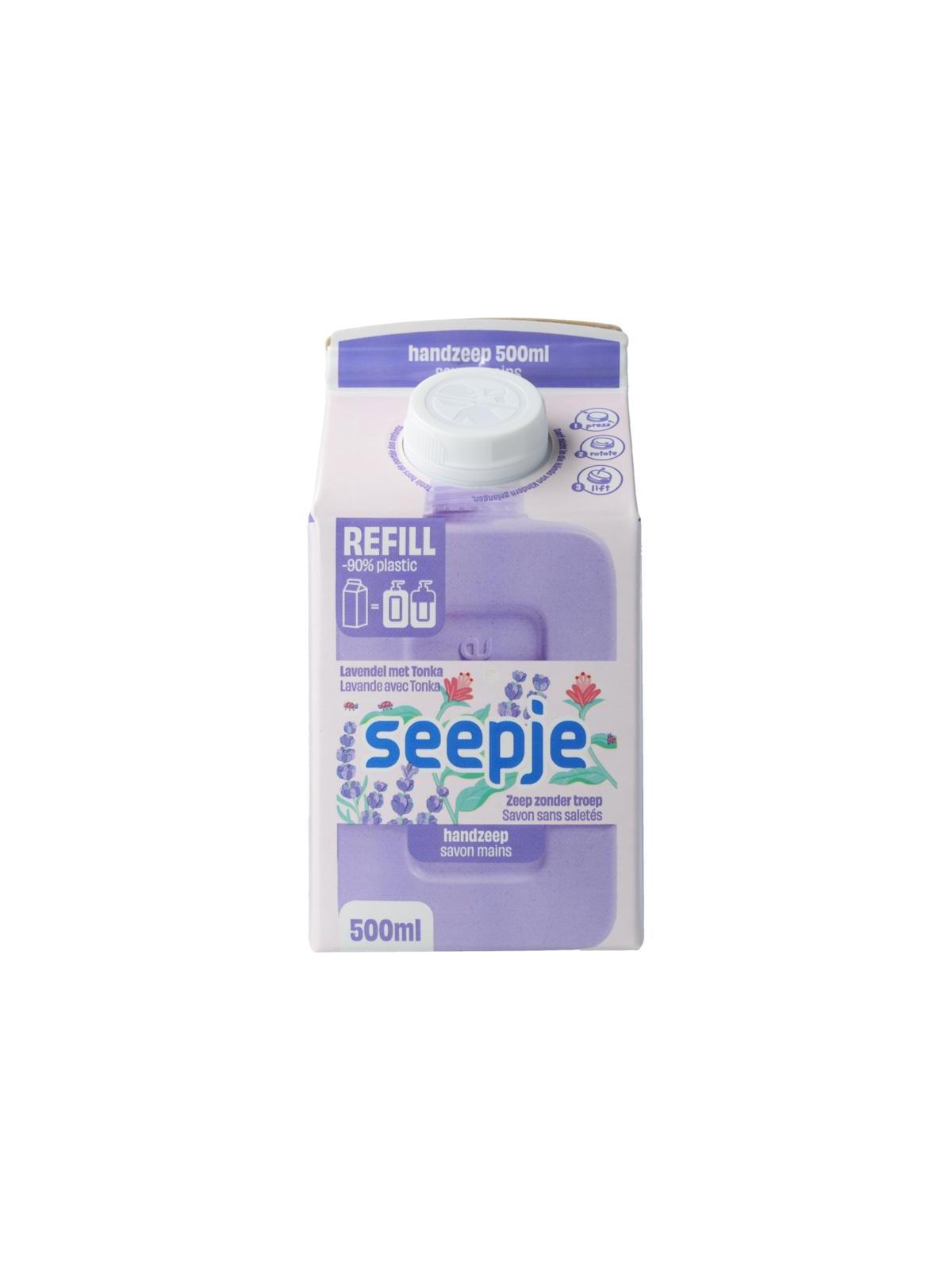 Seepje handzeep laveldel tonka refill