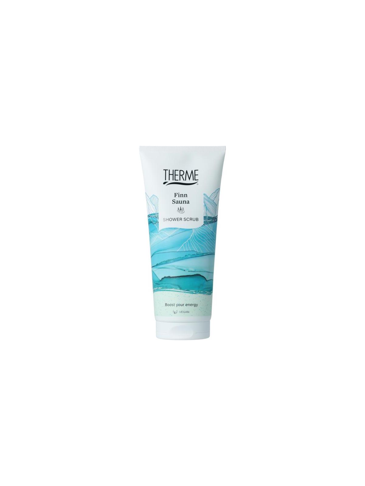  therme finn sauna shower scrub