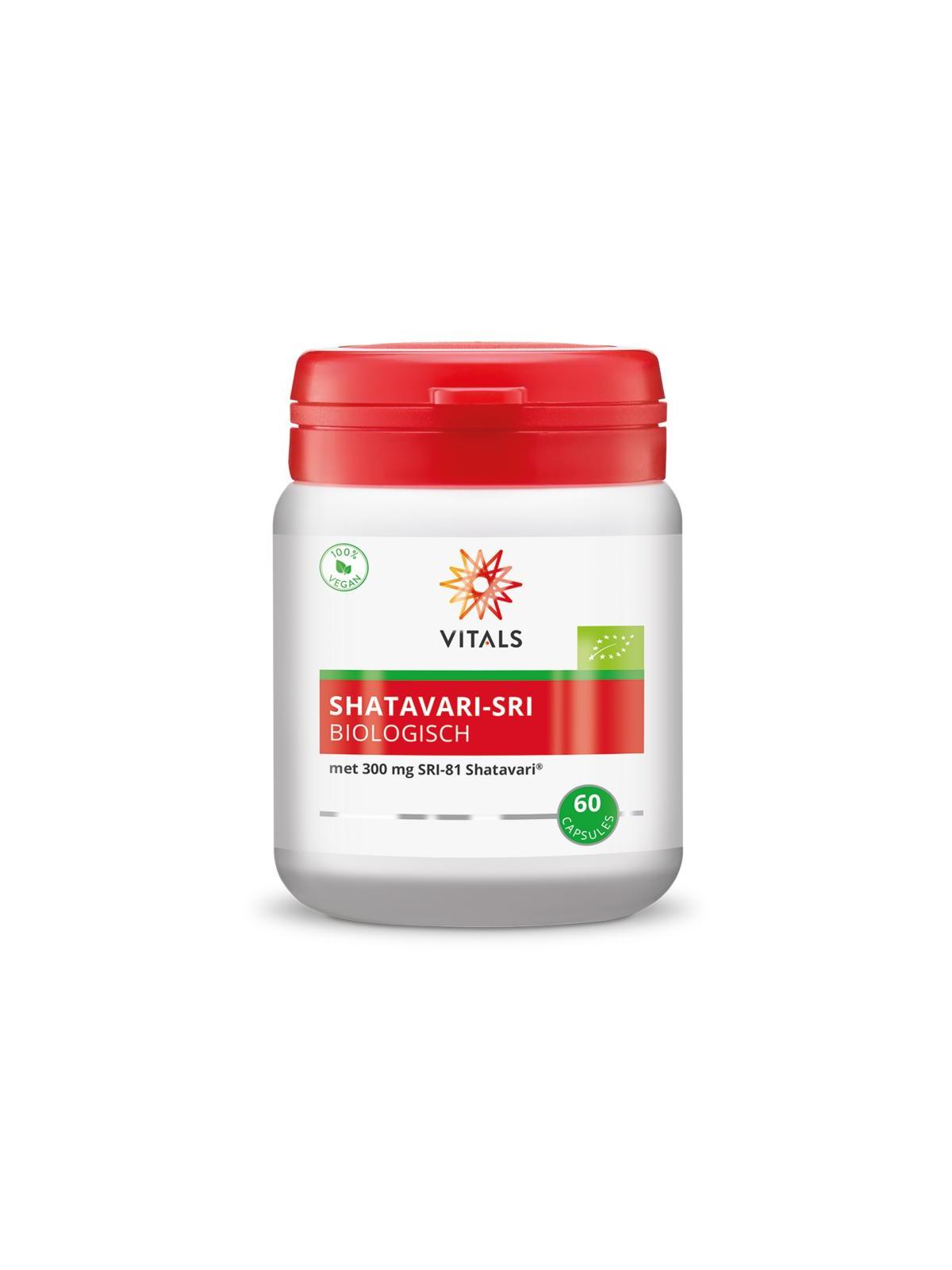 Vitals Shatavari-SRI Biologisch 60c