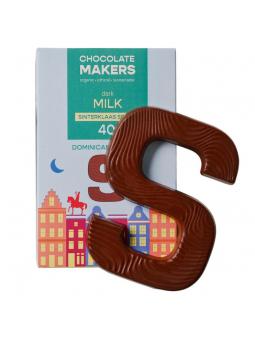Chocolatemakers Sintletter 40% melk met sinterklaaskruiden bio