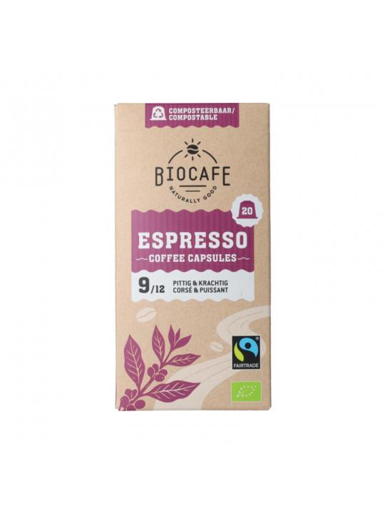 Biocafe Koffiecapcules espresso