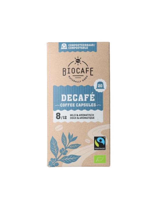 Biocafe Koffiecapsules decafe bio