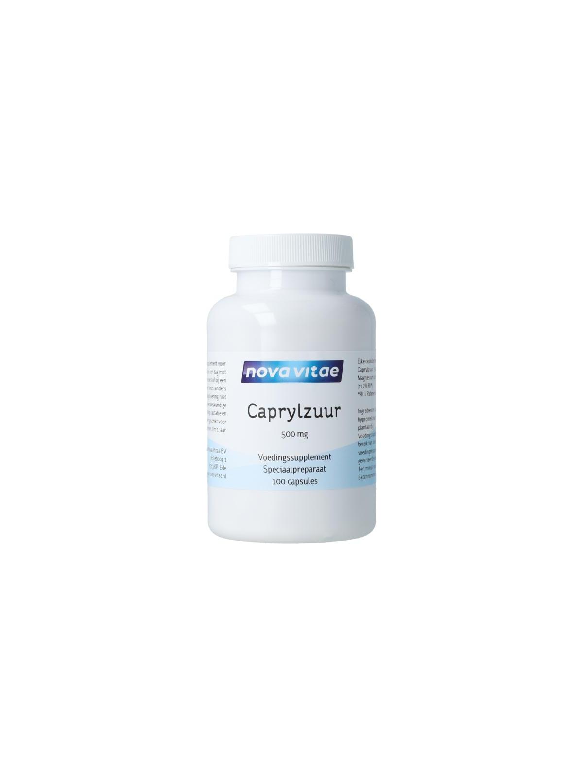 Nova Vitae Caprylzuur 500mg