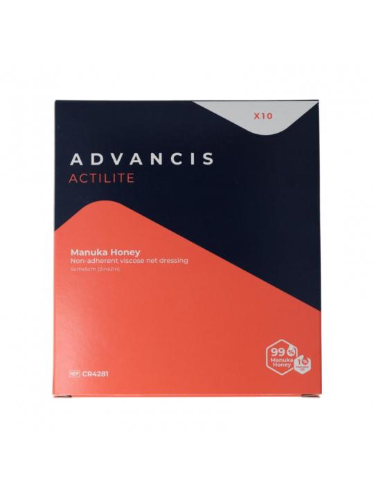 Advancis Actilite Manuka Non Adh. 5x5cm BOX10 pcs
