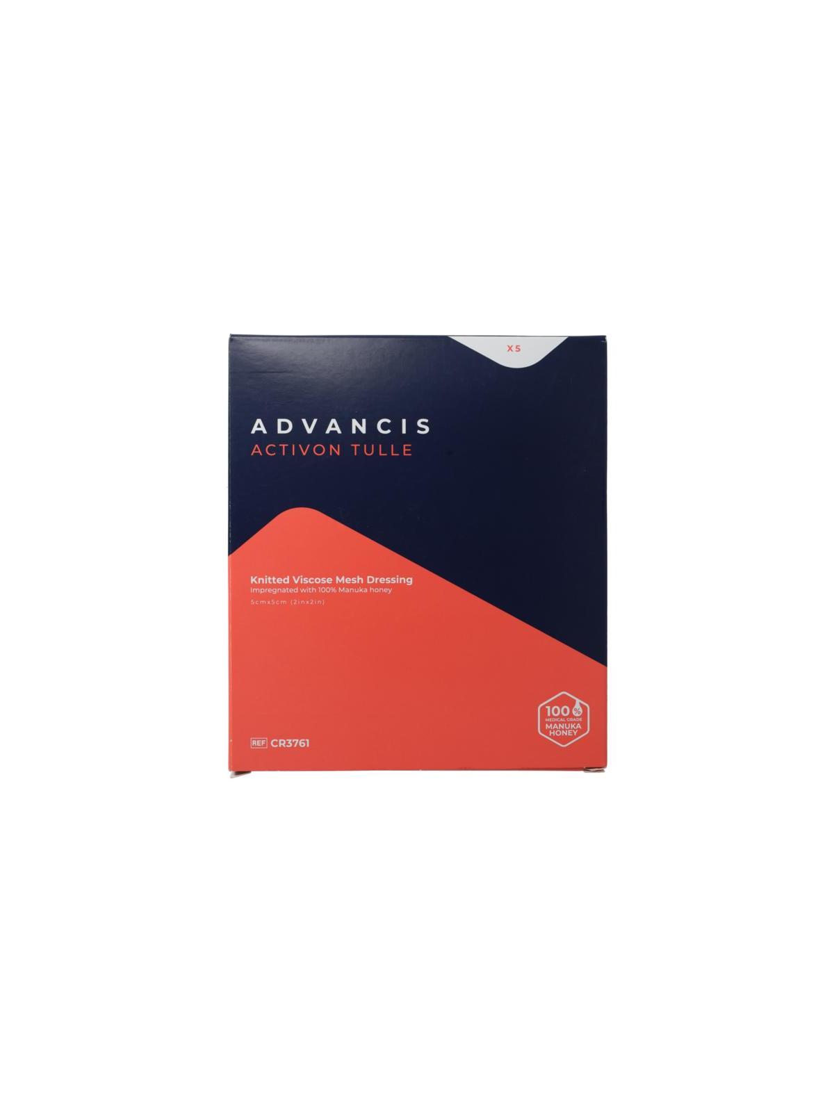 Advancis Activon Manuka Tulle 5x5cm BOX5 pcs