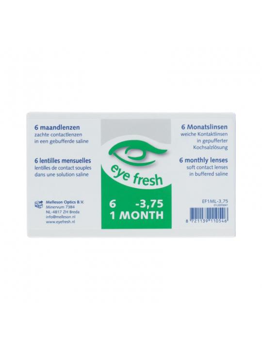 Eyefresh Eye Fresh maandlenzen 6-pack -3.75