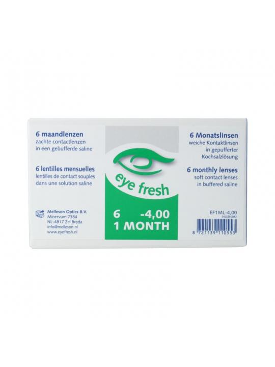 Eyefresh Eye Fresh maandlenzen 6-pack -4.00