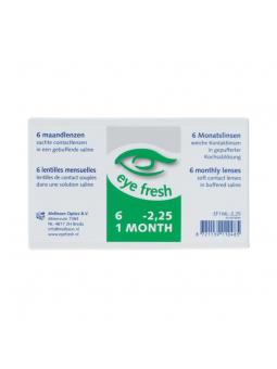 Eyefresh Eye Fresh maandlenzen 6-pack -2.25
