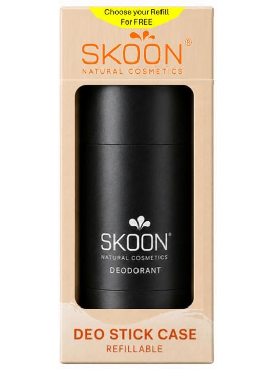Skoon Deo Stick Case Zwart, aluminium