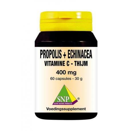 Propolis+echinacea - thijm- vitamine C 400mg puur