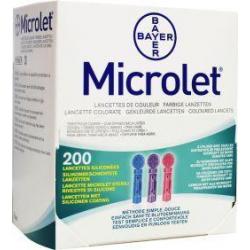 Microlet lancet gekleurd P6571