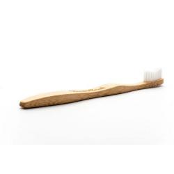 Tandenborstel bamboe adult wit brush soft