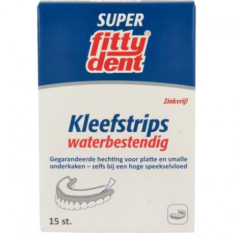 Kleefstrips voor onderprothesen