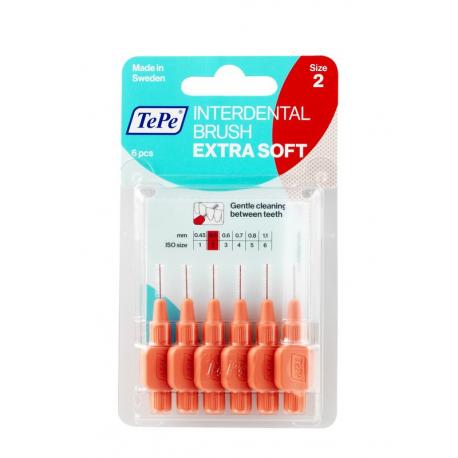 Interdentale rager extra soft licht rood maat 2