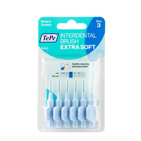 Interdentale rager extra soft licht blauw maat 3