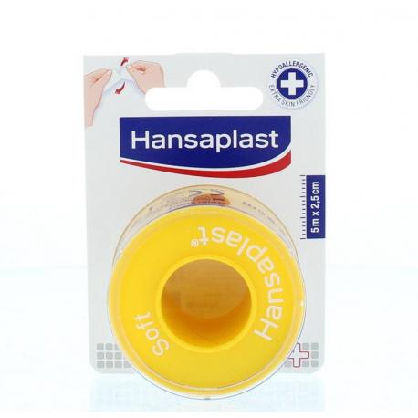 Hechtpleister soft 5m x 2.5cm