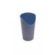 Beker met neusuitsparing blauw