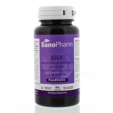 IJzer 10mg & moly 20mcg & C 30mg