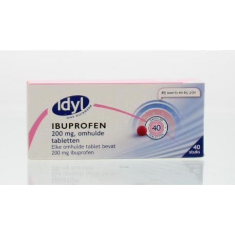 Ibuprofen 200mg suikervrij