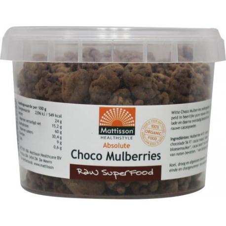 Absolute raw choco mulberries bio