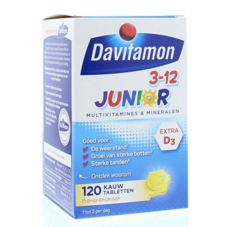 Junior 3+ kauwtabletten banaan