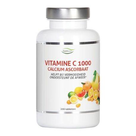 Vitamine C1000 mg calcium ascorbaat