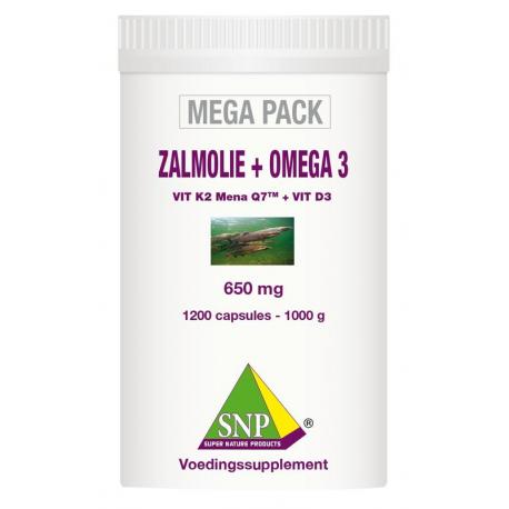 Zalmolie & omega 3 megapack